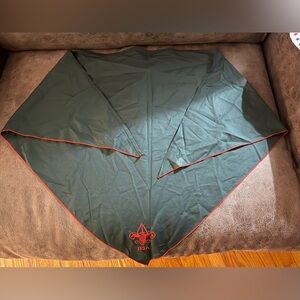 Boys Boy Scouts of America green neckerchief